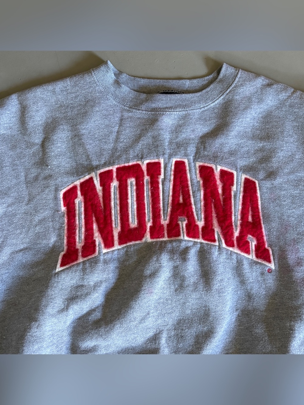 Vintage Jansport Indiana University Hoosiers IU College Crewneck Sweatshirt - XL - Picture 2 of 15